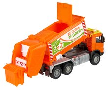 Tovornjaki - Avtomobilček smetarsko vozilo Truck Majorette z zvokom in lučko dolžina 19 cm_0