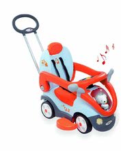 Produse vechi - Babytaxiu Bubble Go II Smoby Balade cu sunet portocaliu-albastru deschis de la 6 luni_2