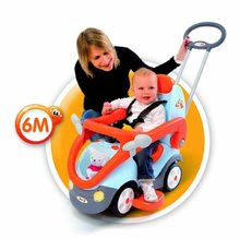 Produse vechi - Babytaxiu Bubble Go II Smoby Balade cu sunet portocaliu-albastru deschis de la 6 luni_3