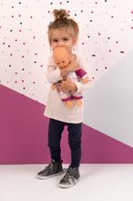 Vozički za punčke in dojenčke kompleti - Komplet globoki in športni voziček DeLuxe Pastel Maxi Cosi&Quinny Grey 3v1 Smoby in avtosedež in stolček za hranjenje in dojenček Violette_11