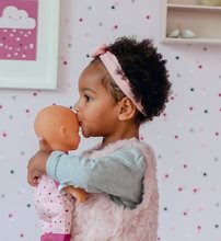 Vozički za punčke in dojenčke kompleti - Komplet globoki in športni voziček DeLuxe Pastel Maxi Cosi&Quinny Grey 3v1 Smoby in avtosedež in stolček za hranjenje in dojenček Violette_18