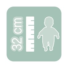 Lutke za djecu od 18 mjeseci - Lutka Natur Baby D'Amour Baby Nurse Smoby mekani trbuščić pastelni kombinezon 32 cm od 18 mjes_1