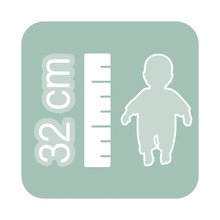 Domčeky pre bábiky sety - Set domček pre bábiku Large Doll's Play Center Natur D'Amour Baby Nurse Smoby a odrážadlo so zvukom Bobby Car s vozíkom a 32 cm bábika_39
