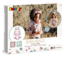 Domčeky pre bábiky sety - Set domček pre bábiku Large Doll's Play Center Natur D'Amour Baby Nurse Smoby a kočík trojkombinácia so spacím vakom klokankou a 32 cm bábikou_61