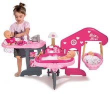 Kozmetične mizice kompleti - Komplet kozmetična mizica 2v1 Princeske Smoby in hišica za dojenčka trokrilna_10