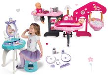 Pečovatelské centrum pro panenky - Set pečovatelské centrum pro panenku Baby Nurse Smoby a kosmetický stolek Frozen 2v1 se židličkou_10