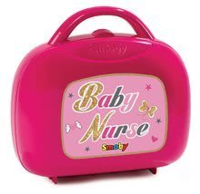 Dodaci za lutke - Set za previjanje Baby Nurse Zlatna edicija Smoby u kovčegu za lutku od 32 cm_1