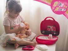 Doplnky pre bábiky - Prebaľovací set Baby Nurse Zlatá edícia Smoby pre 32 cm bábiku v kufríku_2