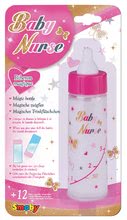 Accesorii pentru păpuși - Biberon pentru păpuşă Baby Nurse Smoby 13 cm cu lapte scăzută - din Editia aurie de la 12 luni_0