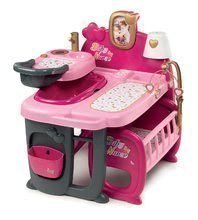 Căsuțe pentru păpuși - Centru bebe pentru păpuşă Baby Nurse Doll's Play Center Smoby cu trei părţi şi 23 de accesorii_5