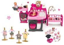 Domčeky pre bábiky sety - Set domček pre bábiku Violette Baby Nurse Large Doll's Play Center Smoby a šaty pre 32 cm bábiku 1 kus ako darček_16