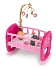 Játékbaba kiságyak és bölcsők - Emeletes kiságy játékbabáknak Baby Nurse Twin Smoby 42 cm ikerbabáknak 24 hó-tól_2