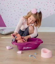 Bábiky s doplnkami sety - Set bábika Baby Nurse Zlatá edícia Smoby 32 cm, jedálenská stolička, kolíska, vanička a 1 šaty pre bábiku od 24 mes_4