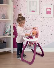 Bábiky s doplnkami sety - Set bábika Baby Nurse Zlatá edícia Smoby 32 cm, jedálenská stolička a hlboký kočík pre bábiku od 24 mes_2