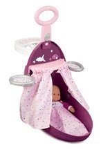 Domčeky pre bábiky sety - Set prebaľovací kufrík s postieľkou a stoličkou Violette Baby Nurse Smoby a s vaničkou a nočným úborom_1