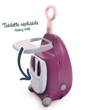 Domčeky pre bábiky sety - Set prebaľovací kufrík s postieľkou a stoličkou Violette Baby Nurse Smoby a s vaničkou a nočným úborom_2