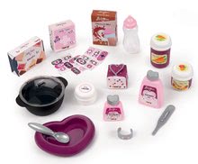 Kuchynky pre deti sety - Set kuchynka elektronická Tefal Studio 360° XXL Bubble Smoby mrkvová a domček pre bábiku s nosítkom Violette Baby Nurse Large Doll's Play Center_33