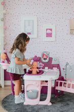 Kuhinje za otroke kompleti - Komplet elektronska kuhinja Tefal Studio 360° XXL Bubble Smoby korenček in hišica za dojenčka z nosilko Violette Baby Nurse Large Doll's Play Center_32