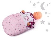 Postieľky a kolísky pre bábiky - Set postieľka k posteli s prebaľovacím pultom Violette Baby Nurse 2v1 Smoby s cikajúcou bábikou a s nočným úborom a dvoma šatôčkami_3