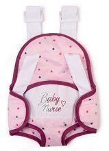 Domčeky pre bábiky sety - Set prebaľovací kufrík s postieľkou a stoličkou Violette Baby Nurse Smoby a bábika 32 cm s nosičom a fľaškou mlieka_0