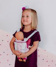 Accesorii pentru păpuși - Marsupiu Violette Baby Nurse Smoby ergonomic pentru păpușa de 42 cm_2