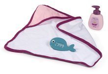 Doplnky pre bábiky - Vanička s tečúcou vodou elektronická Violette Baby Nurse Smoby s jacuzzi kúpelom a Led osvetlením pre 42 cm bábiku_3