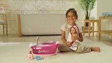 Dodaci za lutke - Set kada s tekućom vodom elektronička Violette Baby Nurse Smoby s nosiljkom za lutku i sjedalicom za hranjenje_16