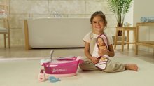 Dodaci za lutke - Set kada s tekućom vodom elektronička Violette Baby Nurse Smoby s nosiljkom za lutku i sjedalicom za hranjenje_12