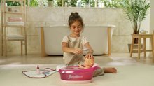 Dodaci za lutke - Set kada s tekućom vodom elektronička Violette Baby Nurse Smoby s nosiljkom za lutku i sjedalicom za hranjenje_1