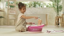 Dodaci za lutke - Set kada s tekućom vodom elektronička Violette Baby Nurse Smoby s nosiljkom za lutku i sjedalicom za hranjenje_22