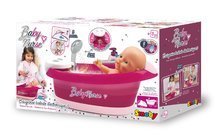 Doplňky pro panenky - Vanička s tekoucí vodou elektronická Violette Baby Nurse Smoby s jacuzzi koupelí a Led osvětlením pro 42 cm panenku_15