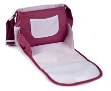 Doplnky pre bábiky - Prebaľovacia taška s pamperskou Violette Baby Nurse Smoby so 7 doplnkami s nastaviteľným ramienkom_4