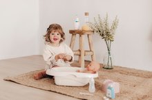 Játékbaba kiegészítők - Kiskád bilivel Bath Set Natur D'Amour Baby Nurse Smoby pipereholmival és 8 kiegészítővel 42 cm játékbabának_2