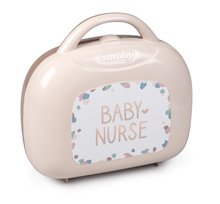 Doplňky pro panenky - Přebalovací potřeby v kufříku Vanity Natur D'Amour Baby Nurse Smoby pro panenku s 12 doplňky_10