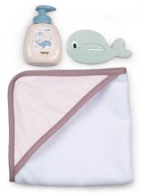 Doplnky pre bábiky - Vanička s tečúcou vodou v sprche Balneo Bath Natur D'Amour Baby Nurse Smoby s jacuzzi kúpeľom so svetlom a bublaním elektronické_2