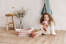 Doplnky pre bábiky - Vanička s tečúcou vodou v sprche Balneo Bath Natur D'Amour Baby Nurse Smoby s jacuzzi kúpeľom so svetlom a bublaním elektronické_5