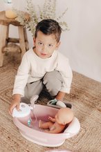 Doplnky pre bábiky - Vanička s tečúcou vodou v sprche Balneo Bath Natur D'Amour Baby Nurse Smoby s jacuzzi kúpeľom so svetlom a bublaním elektronické_7