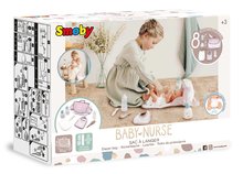 Accesorii pentru păpuși - Geantă de înfășat cu scutec Changing Bag Natur D'Amour Baby Nurse Smoby cu 8 accesorii pentru păpușă de 42 cm_5