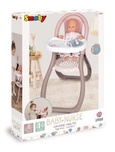 Židličky pro panenky - Jídelní židle Highchair Natur D'Amour Baby Nurse Smoby s 2 doplňky pro 42 cm panenku od 18 měsíců_2