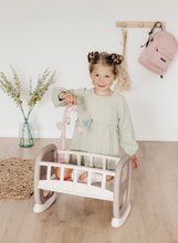 Posteljice in zibelke za dojenčke - Zibelka z vrtiljakom Baby´s Cot Natur D'Amour Baby Nurse Smoby za 42 cm dojenčka od 18 mes_3