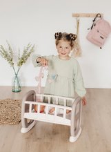 Kinderwagen für Puppe ab 18 Monaten - Set Kinderwagen Dreierkombination Powder Pink 3in1 Maxi Cosi & Quinny Smoby mit Kinderbett und Badewanne_32