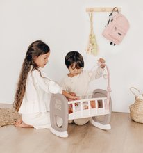 Kočárky od 18 měsíců - Set kočárek trojkombinace Powder Pink 3in1 Maxi Cosi & Quinny Smoby s postýlkou a vaničkou_31