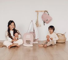 Pătuţuri si leagăne de jucărie - Leagăn cu baldachin textil Cradle Natur D'Amour Baby Nurse Smoby pentru păpușă de 42 cm de la 18 luni_3