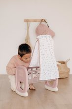 Pătuţuri si leagăne de jucărie - Leagăn cu baldachin textil Cradle Natur D'Amour Baby Nurse Smoby pentru păpușă de 42 cm de la 18 luni_1