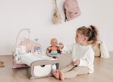 Căsuțe pentru păpuși - Căsuță pentru păpușă Cocoon Nursery Natur D'Amour Baby Nurse Smoby zona de zi și de noapte cu funcții electronice 20 accesorii_3