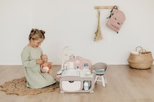 Babaházak - Babacenter Cocoon Nursery Natur D'Amour Baby Nurse Smoby nappali és esti zóna elektronikus funkciókkal 20 kiegészítő_5