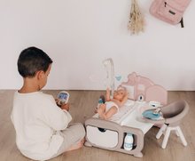 Domečky pro panenky - Domeček pro panenku Cocoon Nursery Natur D'Amour Baby Nurse Smoby denní a noční zóna s elektronickými funkcemi 20 doplňků_13