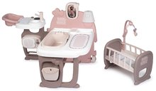 Pečovatelské centrum pro panenky - Set domeček pro panenku Large Doll's Play Center Natur D'Amour Baby Nurse Smoby a elektronický obchod Maxi Market s lékařským vozíkem_20