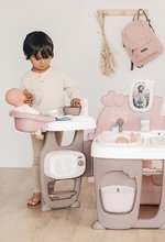 Domečky pro panenky - Domeček pro panenku Large Doll's Play Center Natur D'Amour Baby Nurse Smoby trojkřídlý s 23 doplňky (kuchyňka, koupelna, ložnice)_2