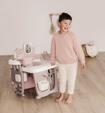 Domčeky pre bábiky sety - Set domček pre bábiku Large Doll's Play Center Natur D'Amour Baby Nurse Smoby a odrážadlo so zvukom Bobby Car s vozíkom a 32 cm bábika_18